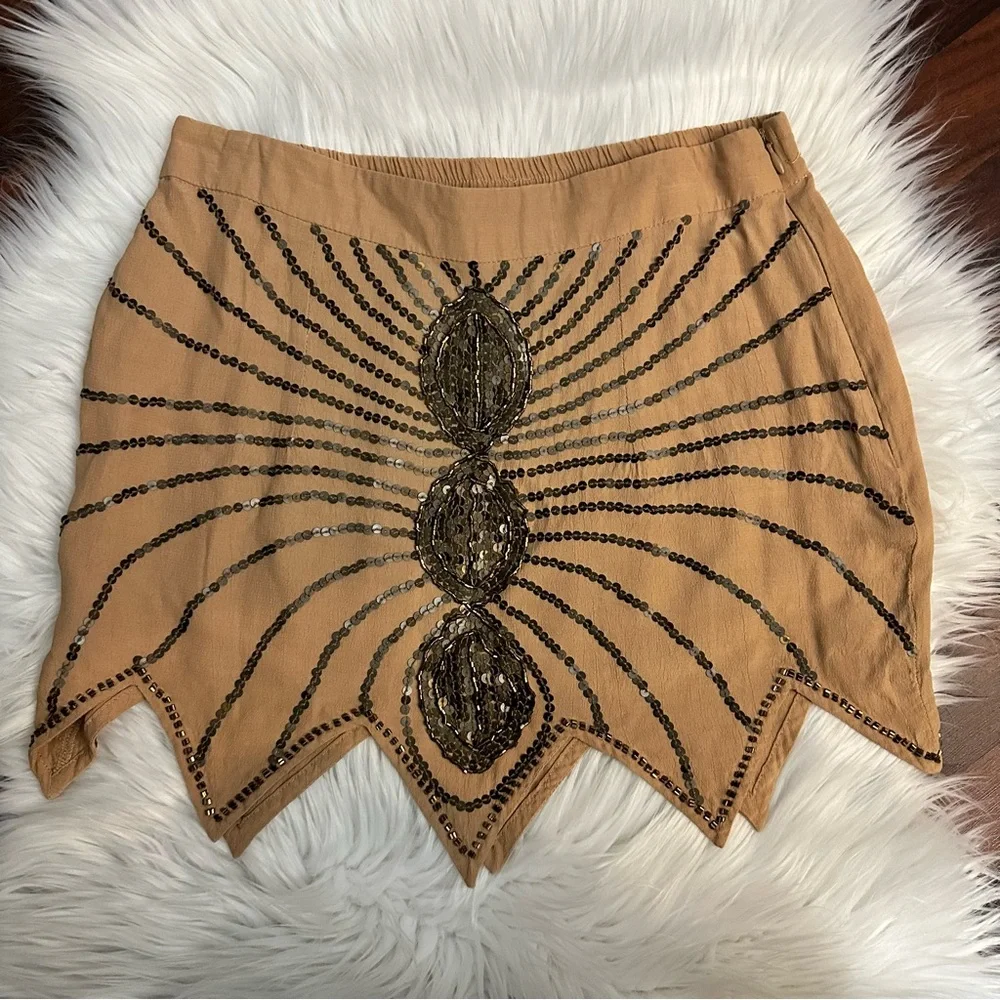 ✨Vintage✨ Spell Mazy Star Sequin Mini Skirt